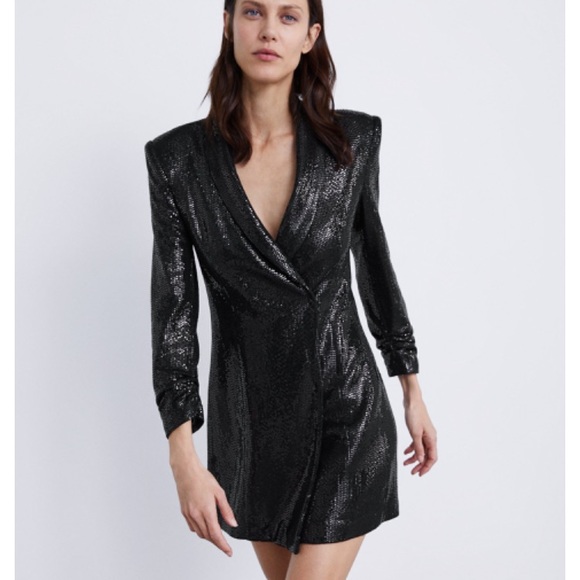 Zara | Dresses | Zara Blazer Dress In 